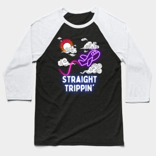 Straight Trippin Traveler Baseball T-Shirt